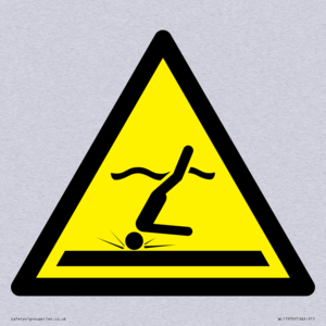 W048 Warning: Shallow water (diving)